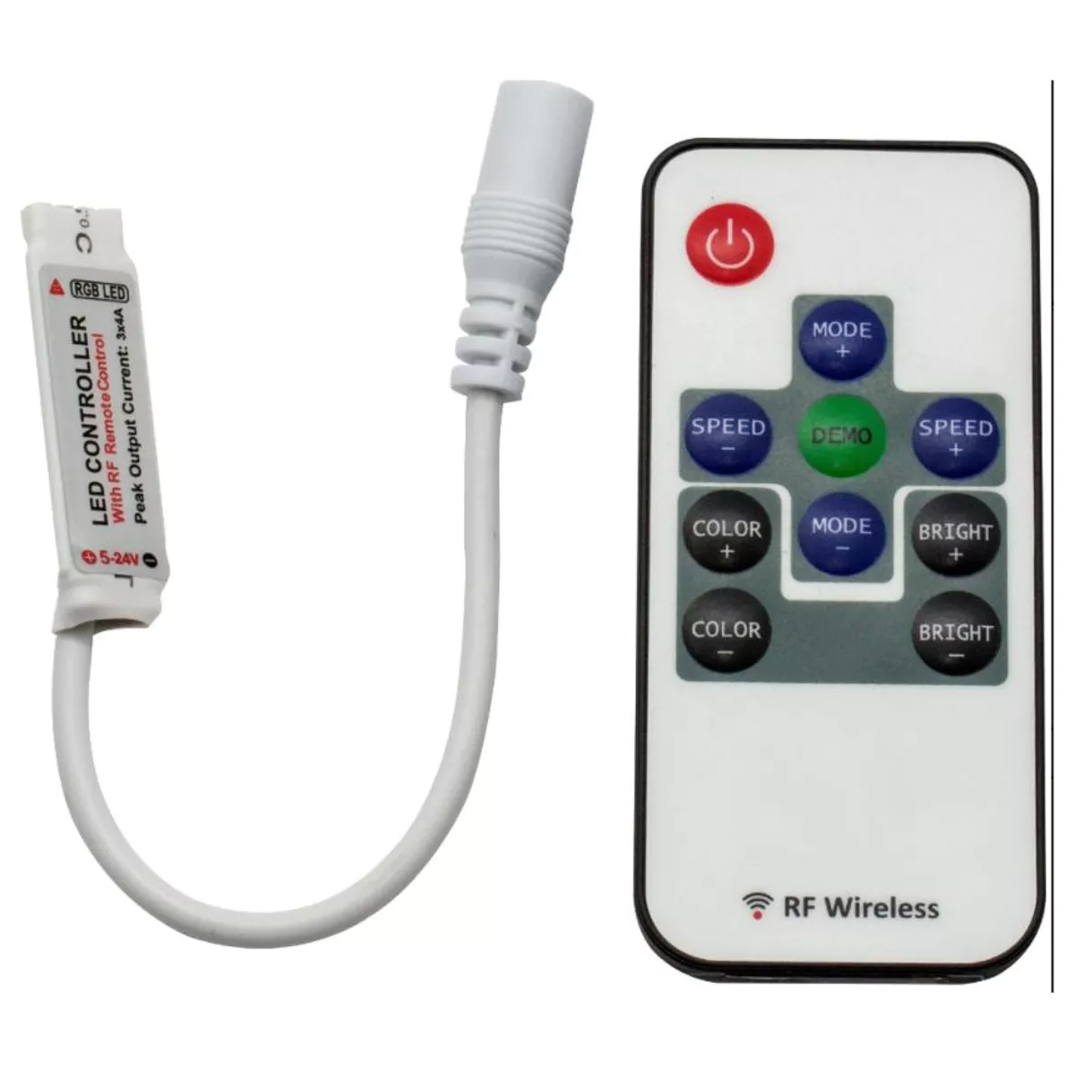(imagem para) Controlador RGB mini 5-24V 60-288W c/ comando