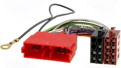 (imagem para) Adaptador para autorádio ISO fêmea -» CHRYSLER JEEP