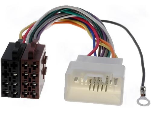 (imagem para) Adaptador para autorádio ISO fêmea -» MITSUBISHI 2007->