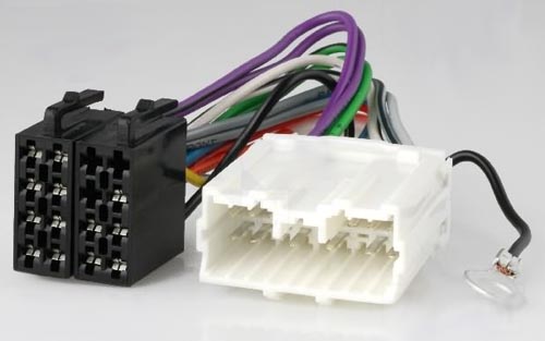 (imagem para) Adaptador para autorádio ISO fêmea -» MITSUBISHI 1996->