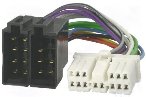 (imagem para) Adaptador para autorádio HYUNDAI->1998 -» ISO macho