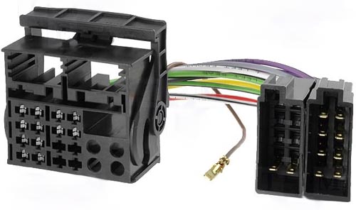 (imagem para) Adaptador para autorádio VW 2002-> -» ISO macho