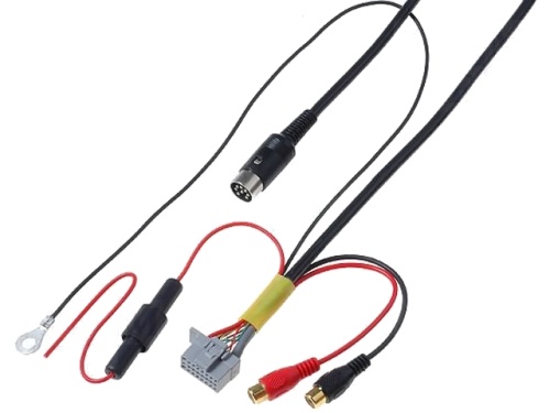 (imagem para) Cabo para ligação a caixa de CDs PANASONIC DIN8/2RCA 5.5m