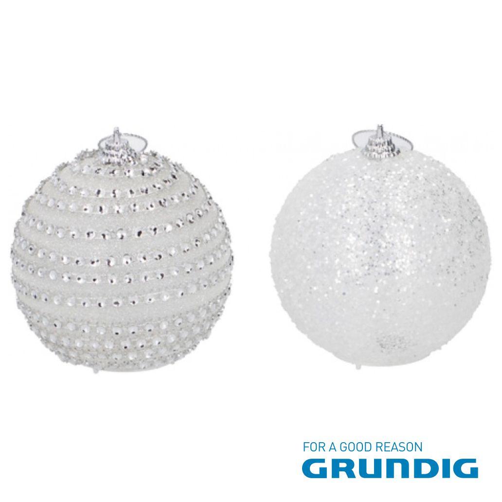 (imagem para) Bola Decorativa C/ 1 LED RGB 8cm Natal GRUNDIG