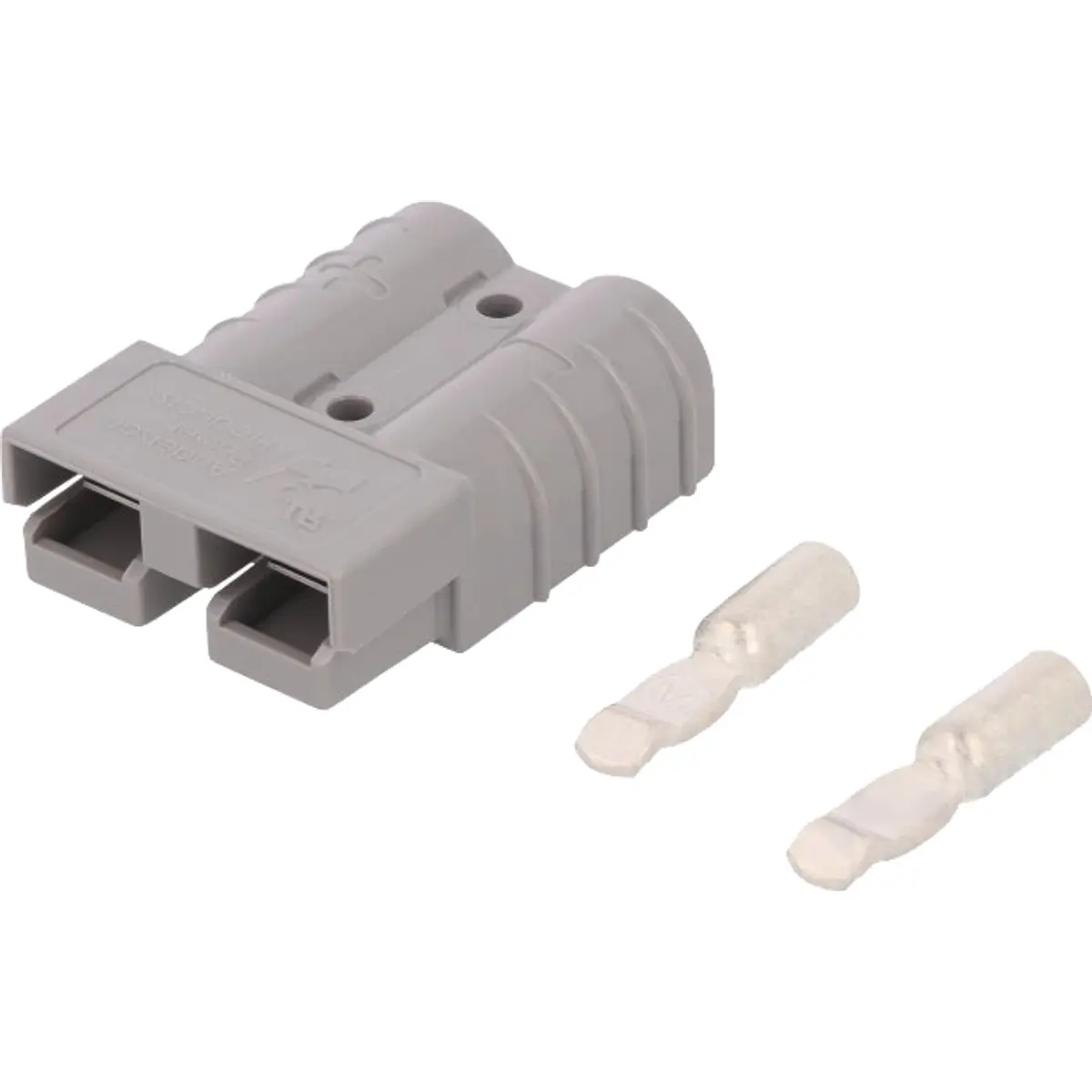 (imagem para) Ficha hermafrodita SB50 600V 50A c/ terminais 12..10AWG - cinzento - APP 6319G1