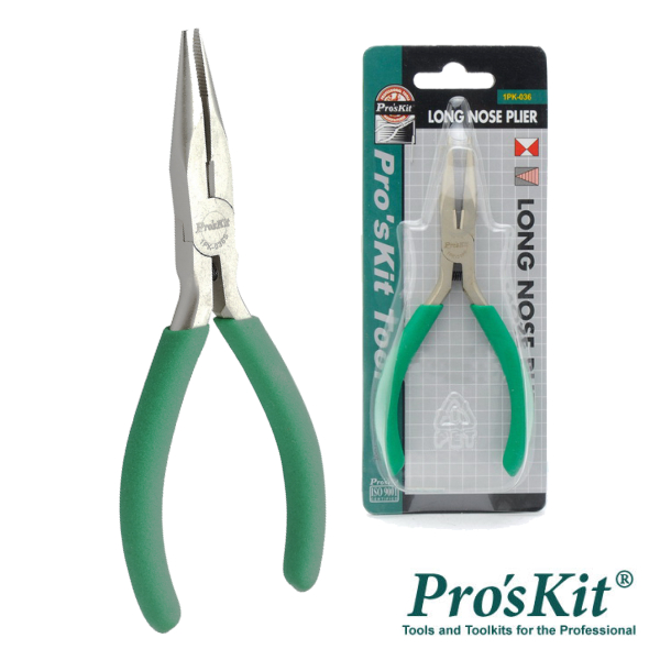 (imagem para) ALICATE DE PONTAS LONGAS 136MM PROSKIT