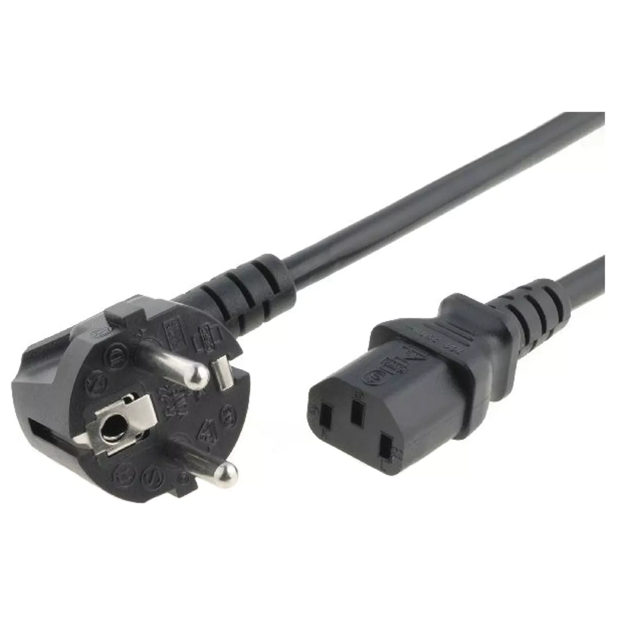 (imagem para) Cabo de Alimentação Schuko - IEC C13 (3 pinos) fêmea - 5.0m