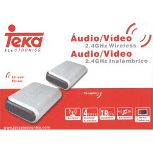 (imagem para) Emissor/Receptor Audio-Vídeo-IR TEKA