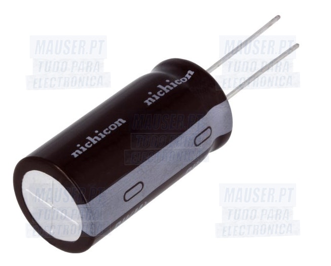 (imagem para) Condensador Electrolítico 150uF 450V 105º Ø18x40mm