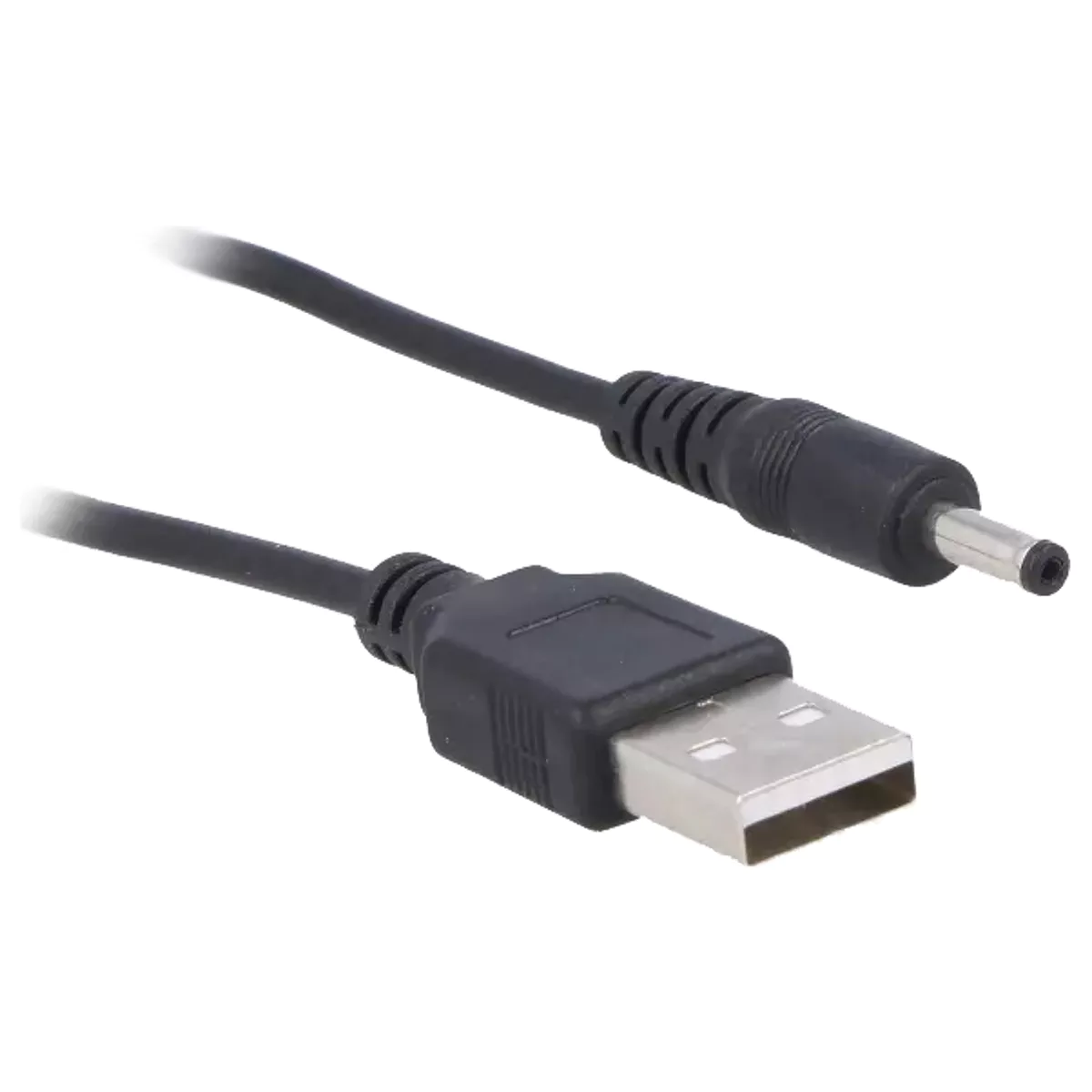 (imagem para) Cabo USB2.0 A macho - DC 3.5x1.35mm fêmea - preto - 1.0m