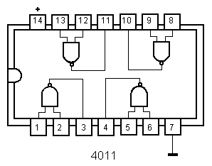 (imagem para) IC C-MOS 4011