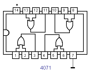 (imagem para) IC C-MOS 4071