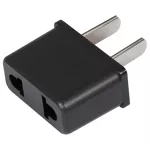 (imagem para) Adaptador de viagem USA (Tipo A) macho ➝ Euro (Tipo C) fêmea