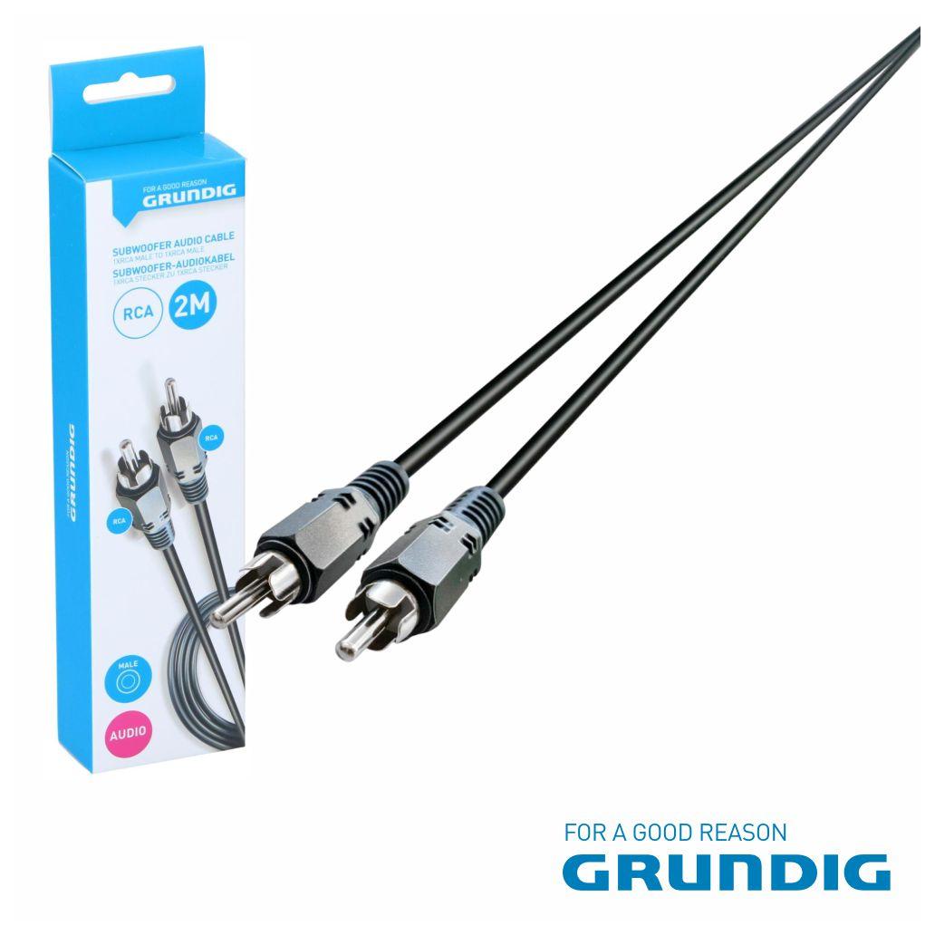 (imagem para) Cabo 1-Rca Macho / 1-Rca Macho 2m GRUNDIG
