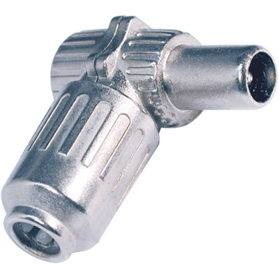 (imagem para) Ficha Antena Macho Curva Metálica