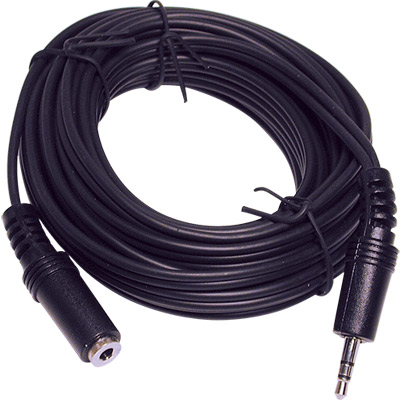 (imagem para) Cabo Audio 3,5 ST.Macho - 3,5 ST.F�m.- 5mt. (=2.0200)BLIS