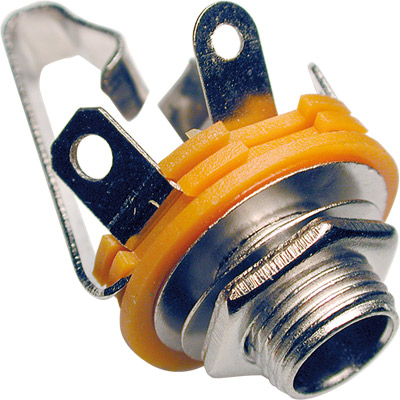 (imagem para) Ficha 6,5 Mono Fêmea Chassi Rosca - Circuito Aberto