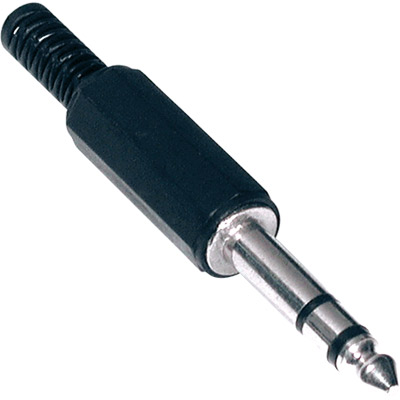 (imagem para) Ficha 6,5 ST Macho Plástico