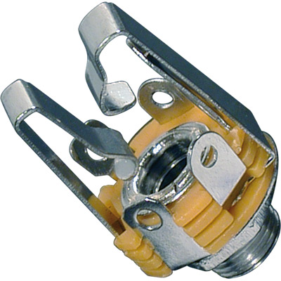 (imagem para) Ficha 6,5 Mono Fêmea Chassi Rosca - Circuito Fechado