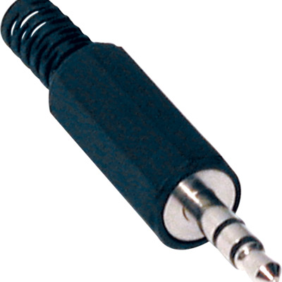 (imagem para) Ficha 3,5 ST Macho Plástico