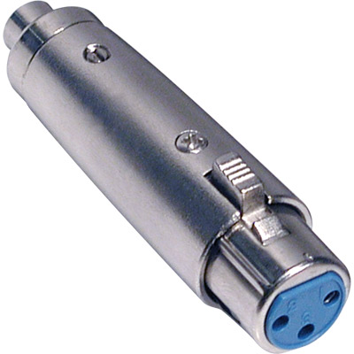 (imagem para) Ficha Adaptadora Canon/XLR Fêmea - RCA Fêmea