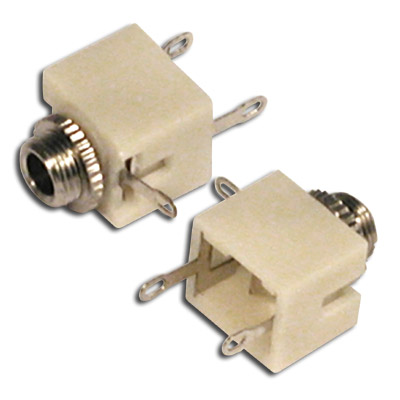 (imagem para) Ficha 3,5 Stereo Fêmea Chassi Circuito Aberto