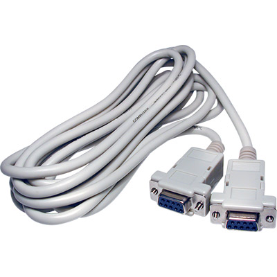 (imagem para) Cabo Informática DB9 Fêmea / DB9 Fêmea - Null Modem - 3 mt