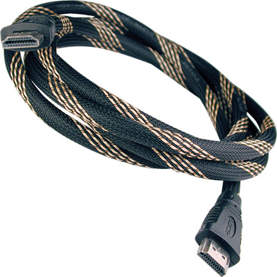 (imagem para) Cabo HDMI Macho-macho 19pinos - 1,8mt- V.1.3-Nylon