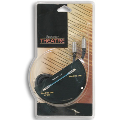 (imagem para) Cabo Mini Din SVHS M. Dupla - 1,5mt. (Home Cinema)