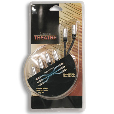 (imagem para) Cabo 3xRCA M./ 3xRCA M. - 1,5 Mt. (Home Cinema)