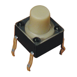(imagem para) Interruptor Pulsador 12VDC 50mA - 3.7mm