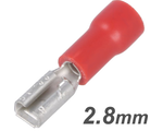 (imagem para) Terminal fêmea isolado vermelho (0.5-1.0mm²) 2.8mm