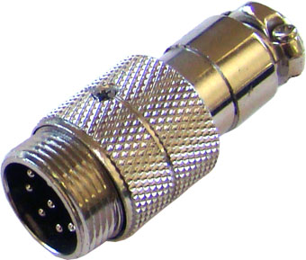 (imagem para) Ficha Micro 8 Pinos Macho - Extensão