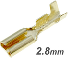 (imagem para) Terminal fêmea não-isolado (0.5-1mm²) 2.8mm