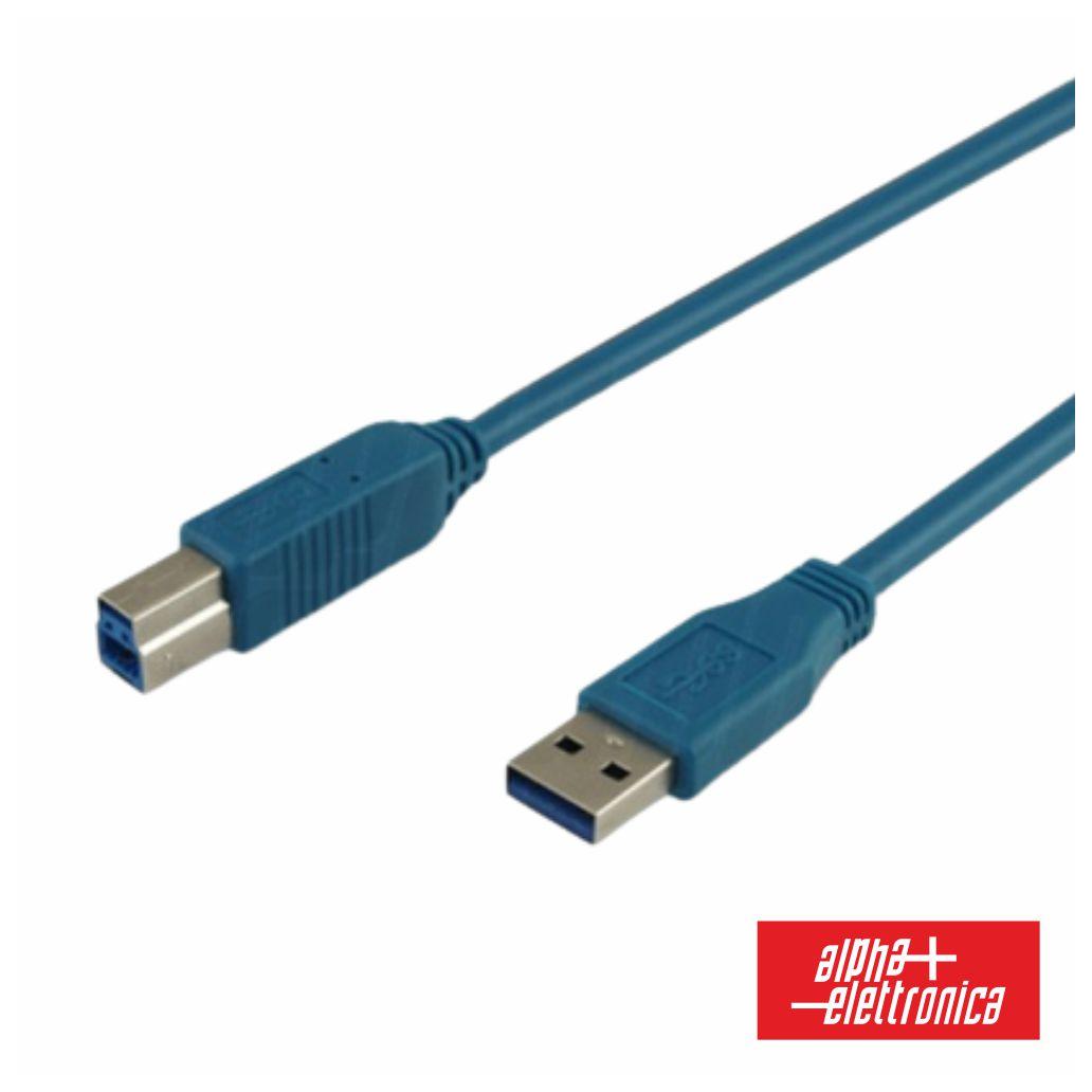 (imagem para) Cabo USB-A 3.0 Macho / USB-B Macho 2m ALPHA
