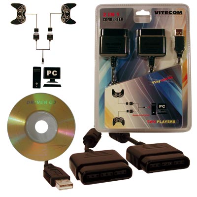 (imagem para) Conversor 2 comandos PS2 - USB PC