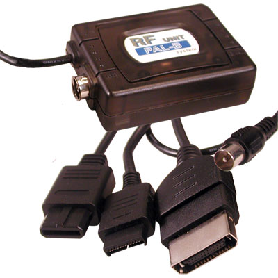 (imagem para) Conversor RF p/ PS1-PS2, XBOX, Game Cube