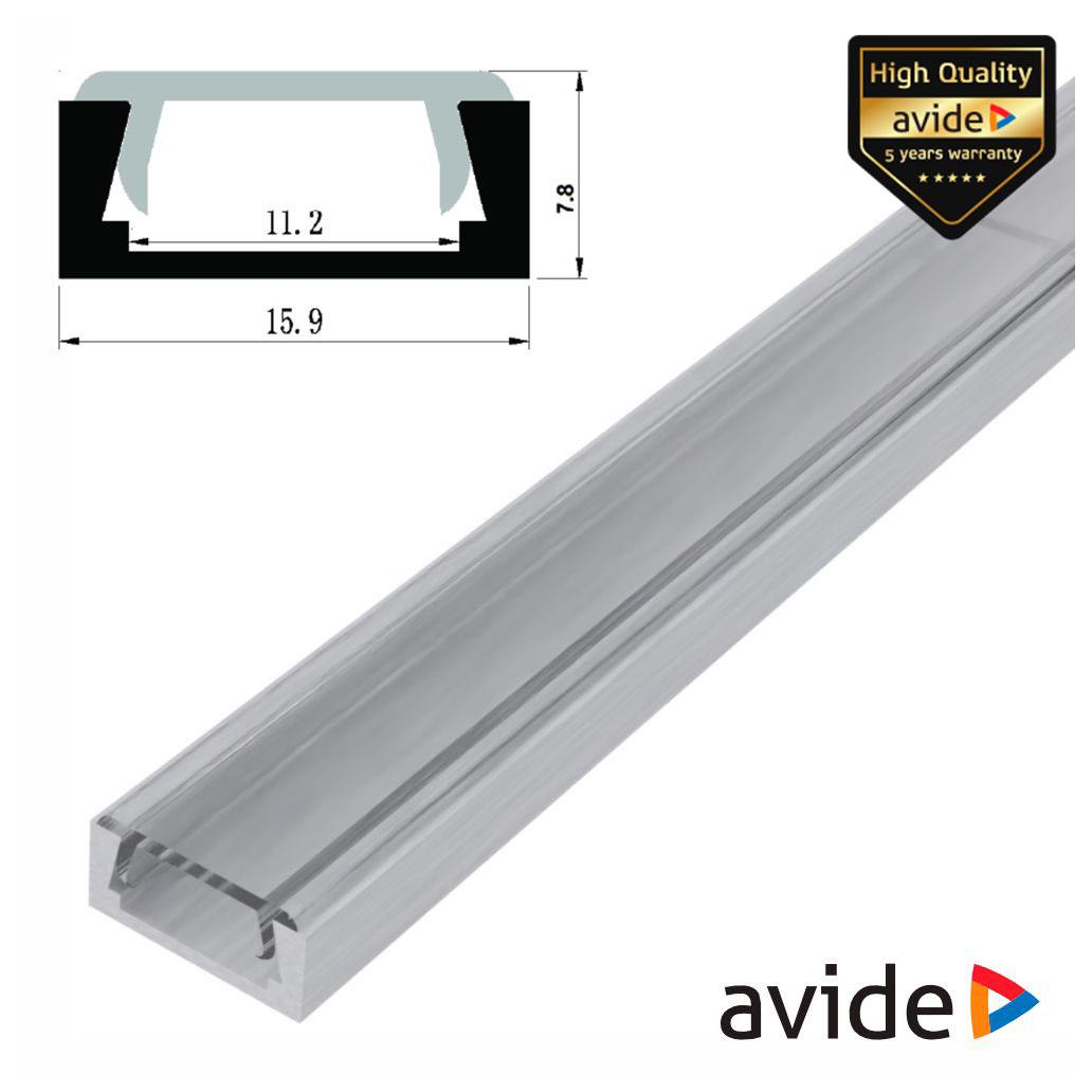 (imagem para) Perfil De Alumínio P/ Fita LED 2m AVIDE
