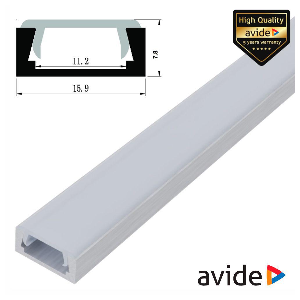 (imagem para) Perfil De Alumínio P/ Fita LED 2m AVIDE