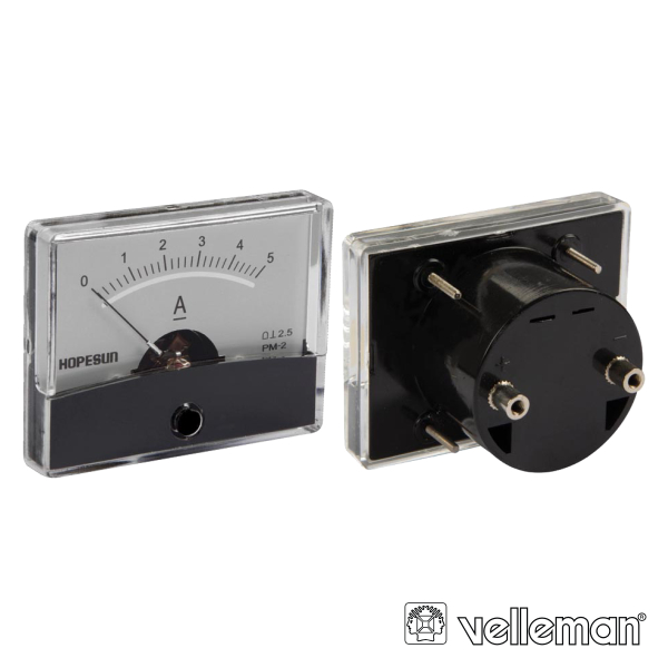 (imagem para) AMPERÍMETRO DE PAINEL 5A DC VELLEMAN