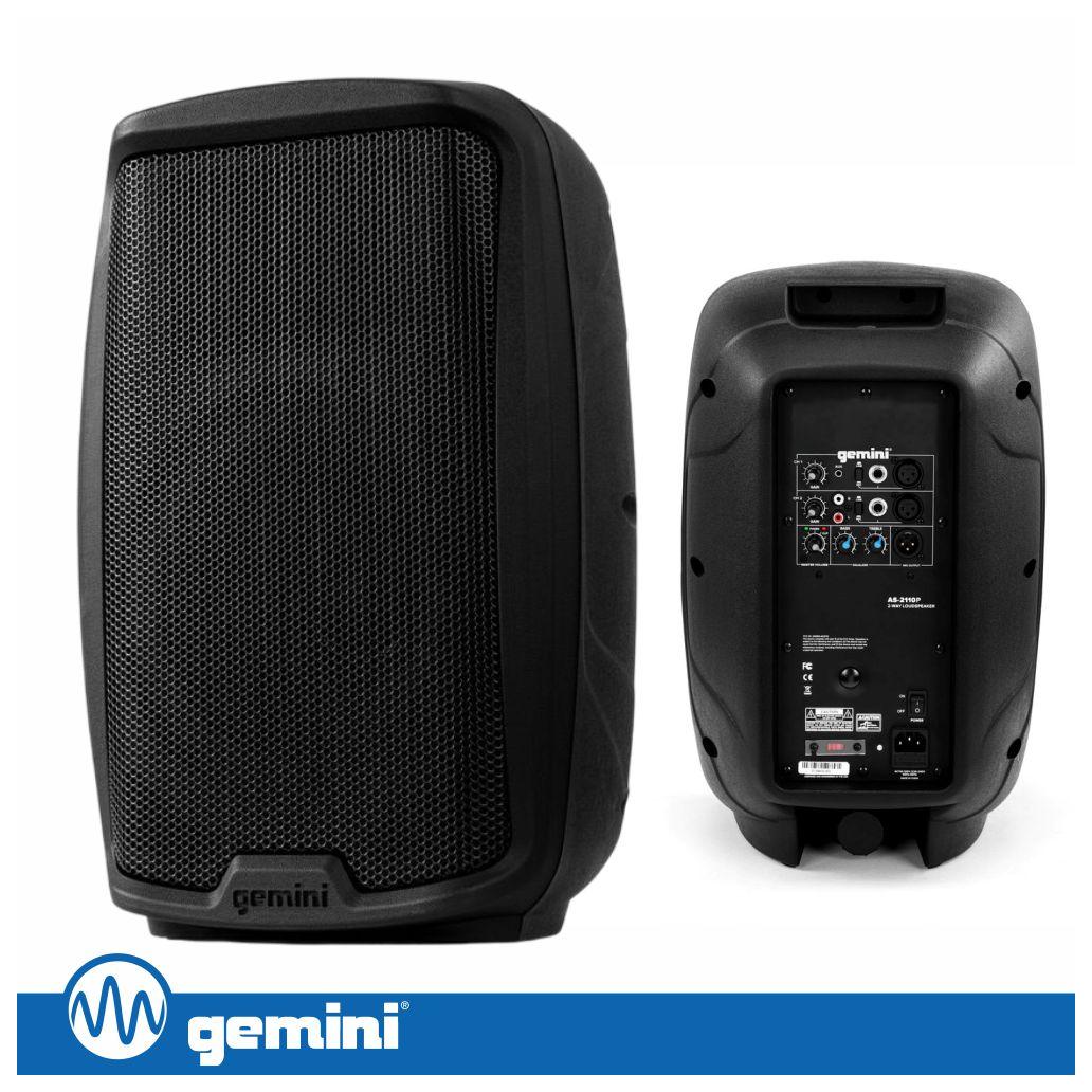 (imagem para) Coluna Amplificada 10" 1000W GEMINI
