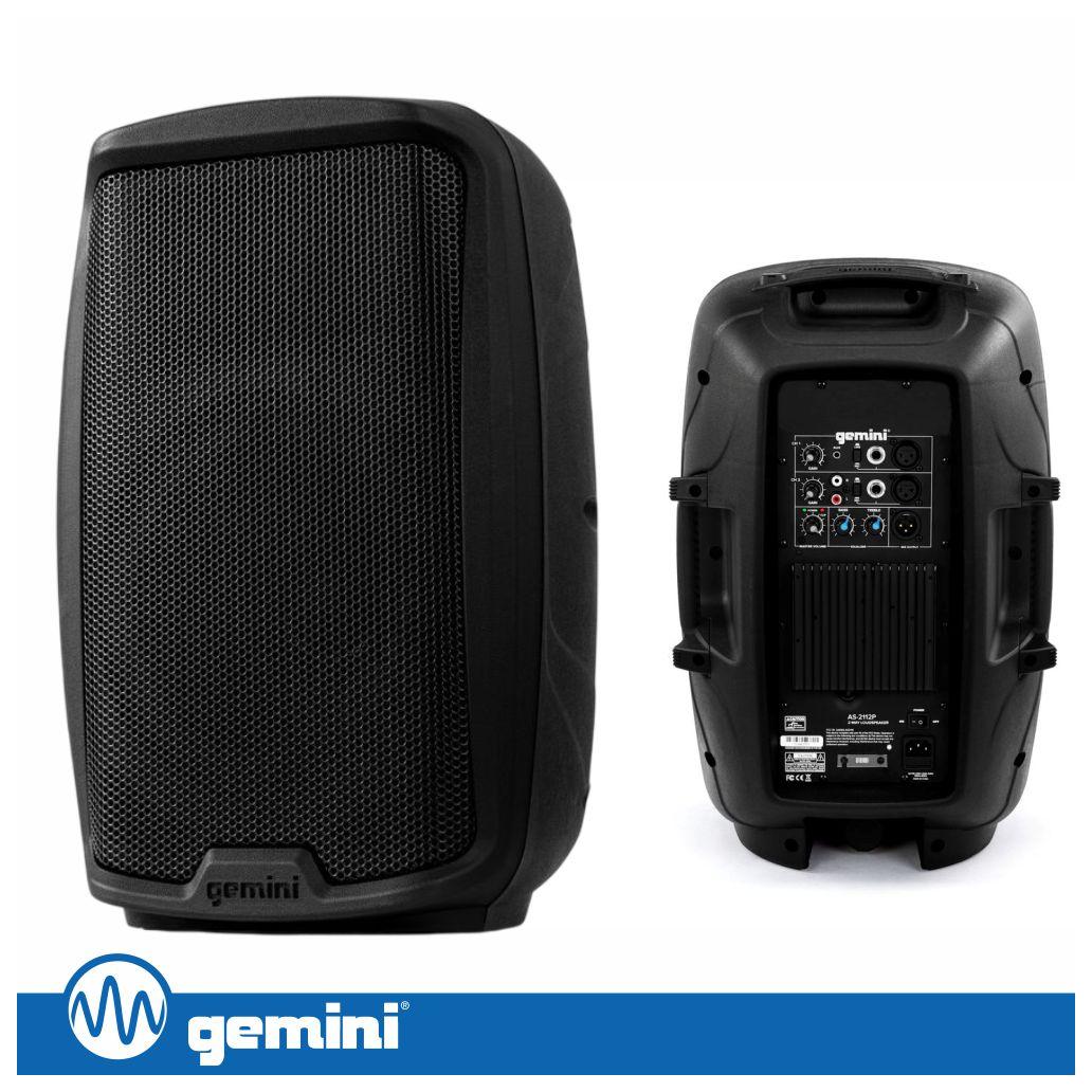 (imagem para) Coluna Amplificada 12" 1500W GEMINI