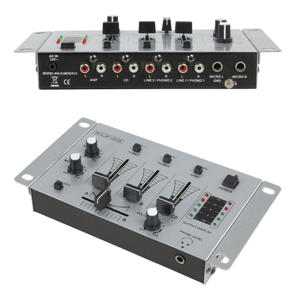 (imagem para) Mesa de Mistura Audio 3 canais + 2 Mic