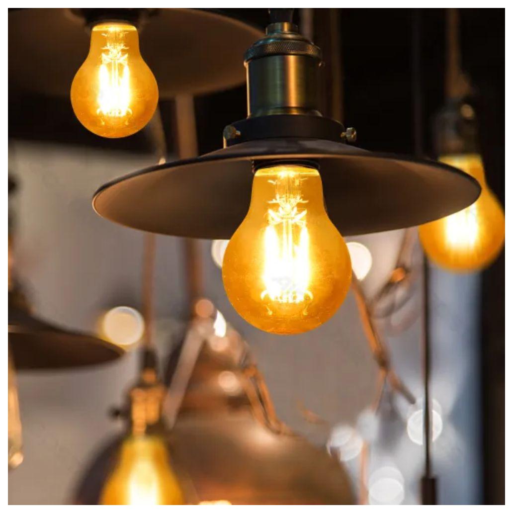 (imagem para) Lâmpada LED E27 Filamento Âmbar 8W 2200K 750lm