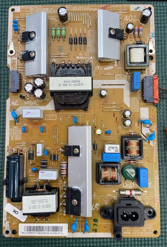 (imagem para) Fonte Alimentação - BN94-10711A/B