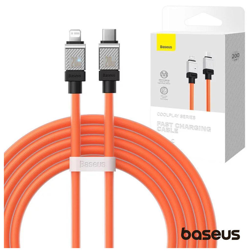 (imagem para) Cabo USB-C / Lightning Macho 20W PD 2m Coolplay BASEUS