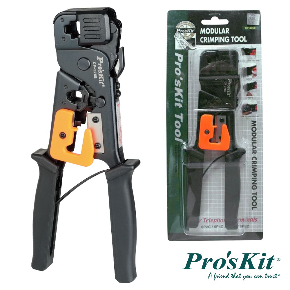 (imagem para) ALICATE DE CRAVAR RJ45/RJ11 PROSKIT