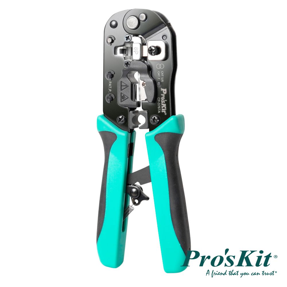 (imagem para) ALICATE DE CRAVAR RJ45/RJ11/RJ12/RJ22 CAT5/6/7 PROSKIT