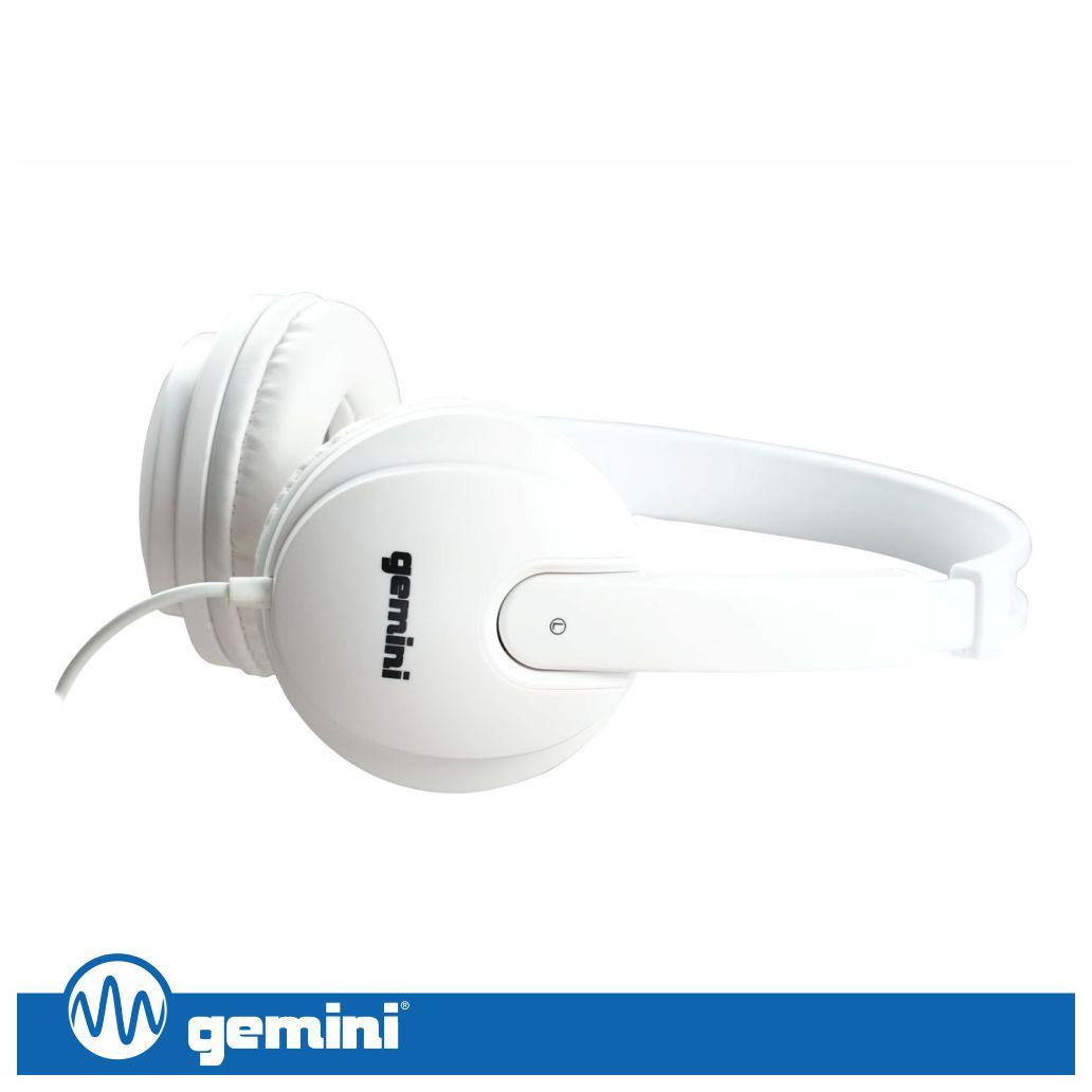 (imagem para) Auscultadores DJ Branco GEMINI