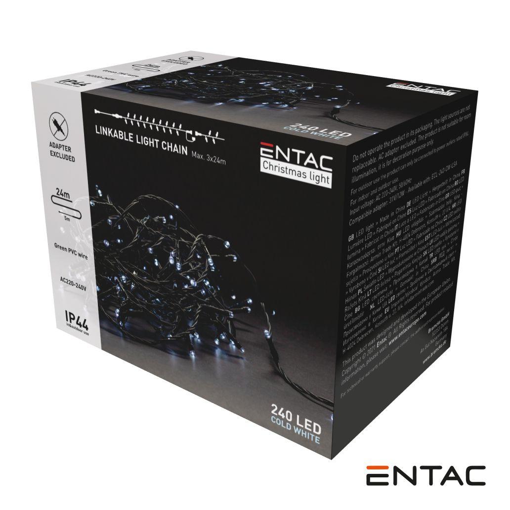 (imagem para) Luzes de Natal 240 LED 6400K 24m S/ Alimentador ENTAC